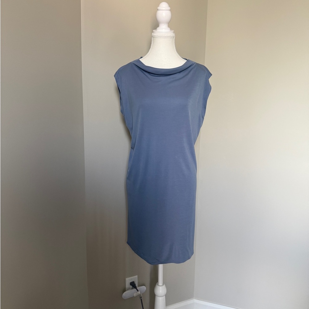 Eileen Fisher Soft blue Dress NWOT